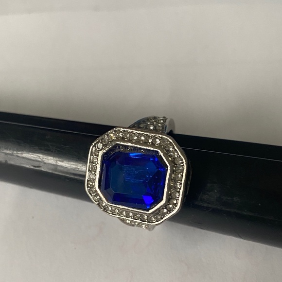 Jewelry - Elegant Blue and Silver 9 sale  Women's Ring